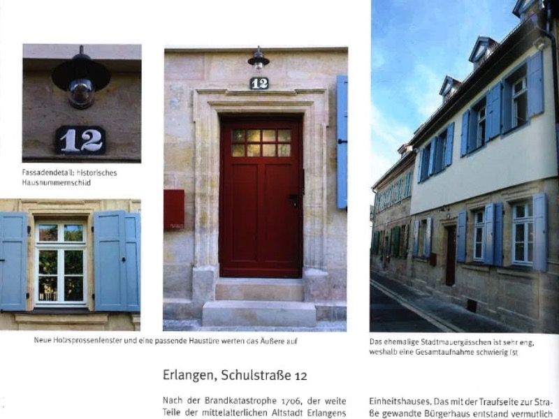 Zeitungsauschnitt mit Bildern und Text