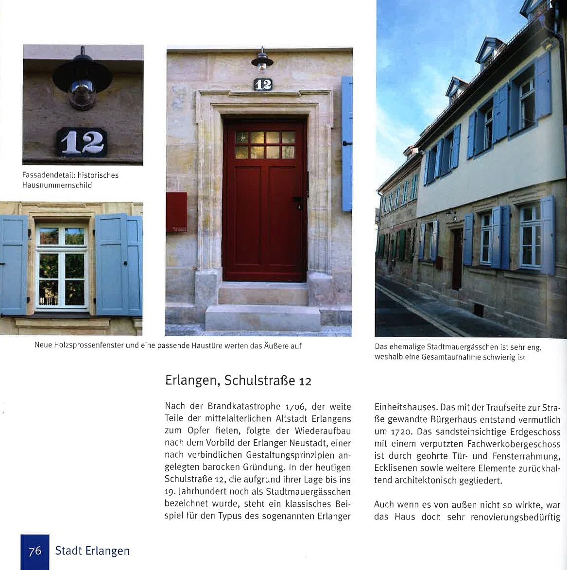 Zeitungsausschnitt mit Bildern und Text