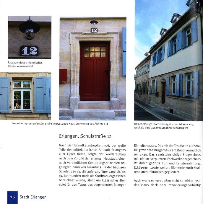 Zeitungsausschnitt mit Bildern und Text